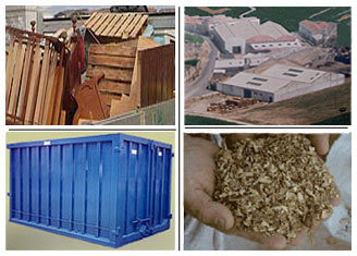Gestionamos sus residuos madereros, reciclando más del 98% de la madera recogida.